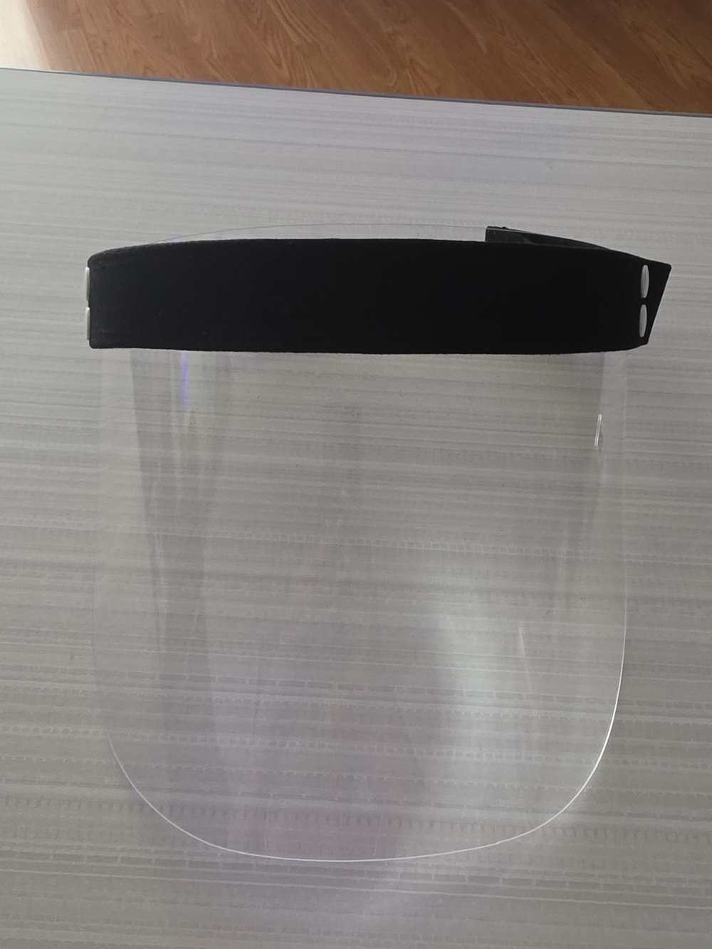 Full Face Clear Protective Face Shield with Black Headband